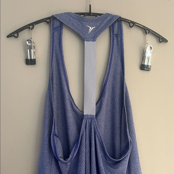 Old Navy Women's Heather Blue Tank Top Size Small - Picture 3 of 5